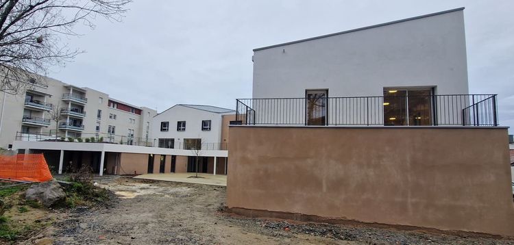 La résidence inclusive et intergénérationnelle Marquezine, en cours de construction.