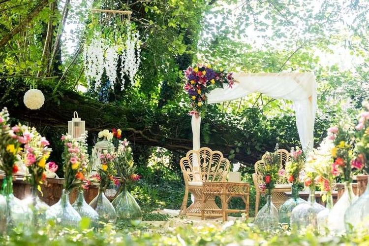 Quelques éléments de décorations que les particuliers peuvent louer chez Nathlau Créations.