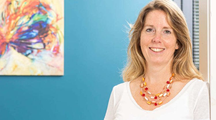 Estelle Gatine, la dirigeante de D-Risk Solutions. Crédit photo : Eric Traversié.