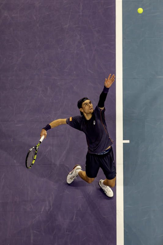 Raphaël Collignon lors de la finale du Teréga Open Pau-Pyrénées. Crédit photo : Alexis Atteret
