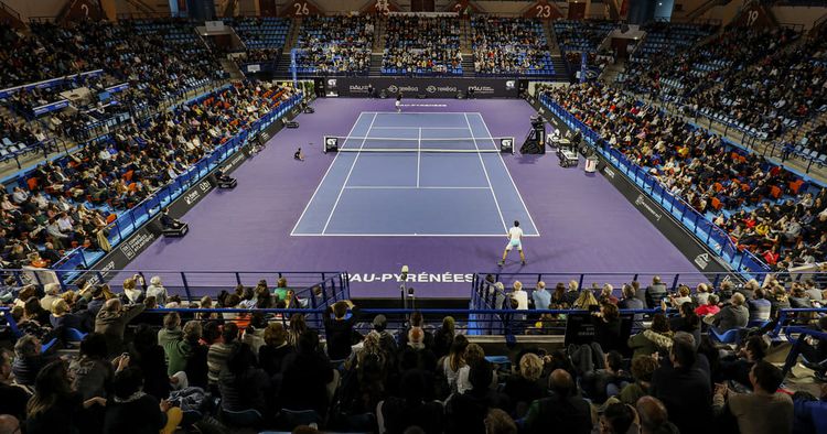 Le court du Teréga Open Pau Pyrénées. Crédit photo : Alexis Atteret