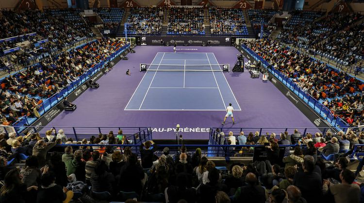 Le court du Teréga Open Pau Pyrénées. Crédit photo : Alexis Atteret