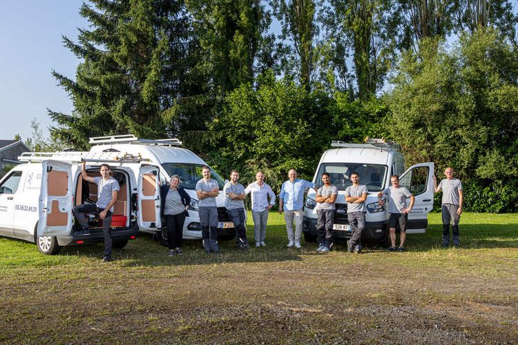 L'équipe de Clim'Energie, basée à Serres-Castet.