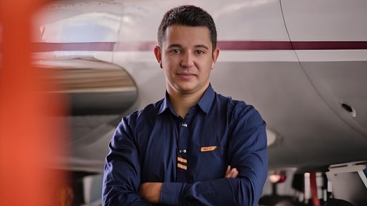 Anthony Chamarty, fondateur de la start-up AC Dismantling, spécialisée dans le démantèlement et de lrecyclage des avions.