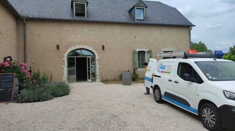 ABE a travaillé sur le chantier de rénovation de la Maison des Vins, à Lacommande.