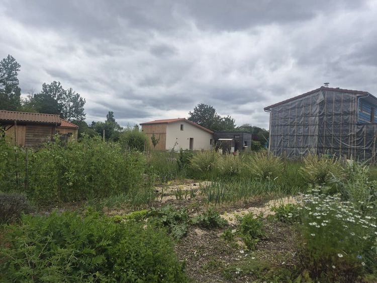 Le jardin partagé de l'écoquartier Ecopernic, à Pau.