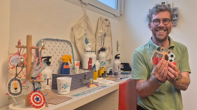 Benoît-Jean Morin, fondateur et dirigeant de l'entreprise A-QUI-S, à Bizanos.