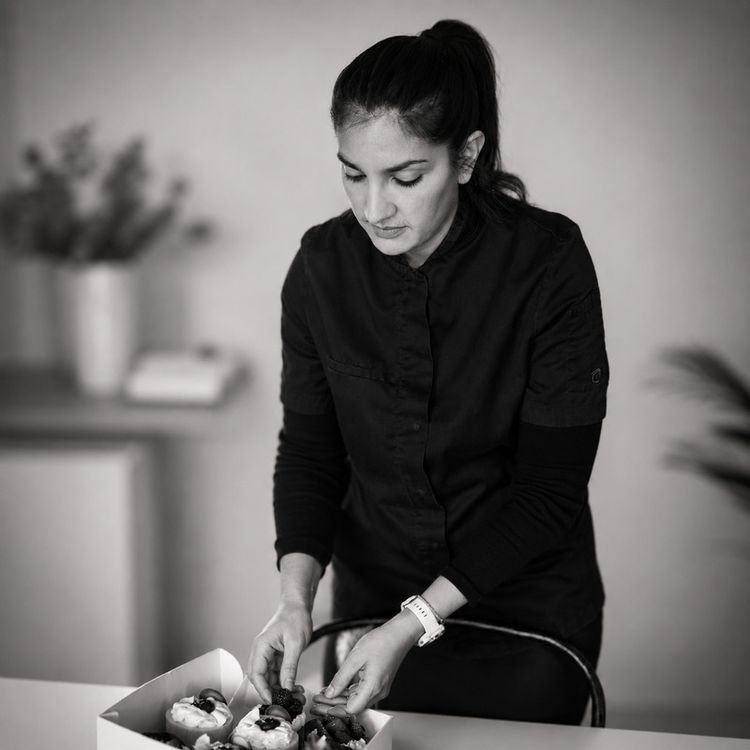 Julie Salinas, la fondatrice de la pâtisserie Maison M, en Béarn.