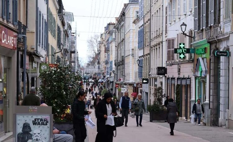 Centre-ville de Pau. Crédit photo : Pau Commerces