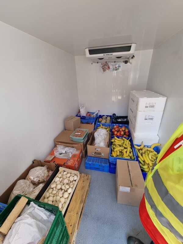 Certains restes alimentaires donnés à la Banque Alimentaire Béarn et Soule par Stop Hunger.
