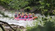 Le centre nautique de Soeix Oloron, en Béarn.