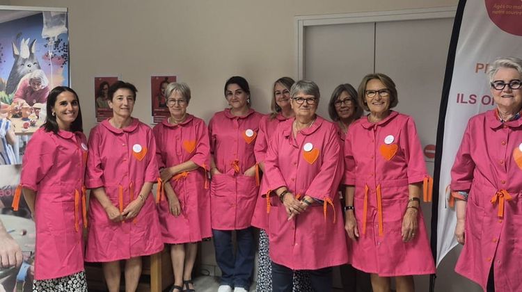 Les bénévoles du comité des Blouses Roses de Pau.
